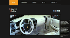 Desktop Screenshot of centropelle-tappezzeriaauto.com