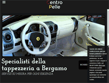 Tablet Screenshot of centropelle-tappezzeriaauto.com